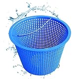 komsoup Pool Skimmer Korb Filter, Pool Filterkorb Ersatz, Skimmer Korb Mit Griff, Ersatz Skimmerkorb Siebkorb, Poolzubehör Skimmer Ersatz, Siebkorb Reinigt Schmutz Und Blätter