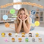 12 Ensembles de blocs pour le bâtiment des animaux, Micro Mini Cadeau d'anniversaire pour garçon fille(1,691 Pièces)