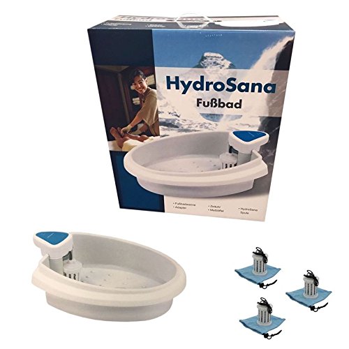 Preisvergleich Produktbild HYDROSANA Bio Detox Fußbad Fußsprudelbad Fußmassage Fußmassagegerät Massagegerät mit 3 Spulen