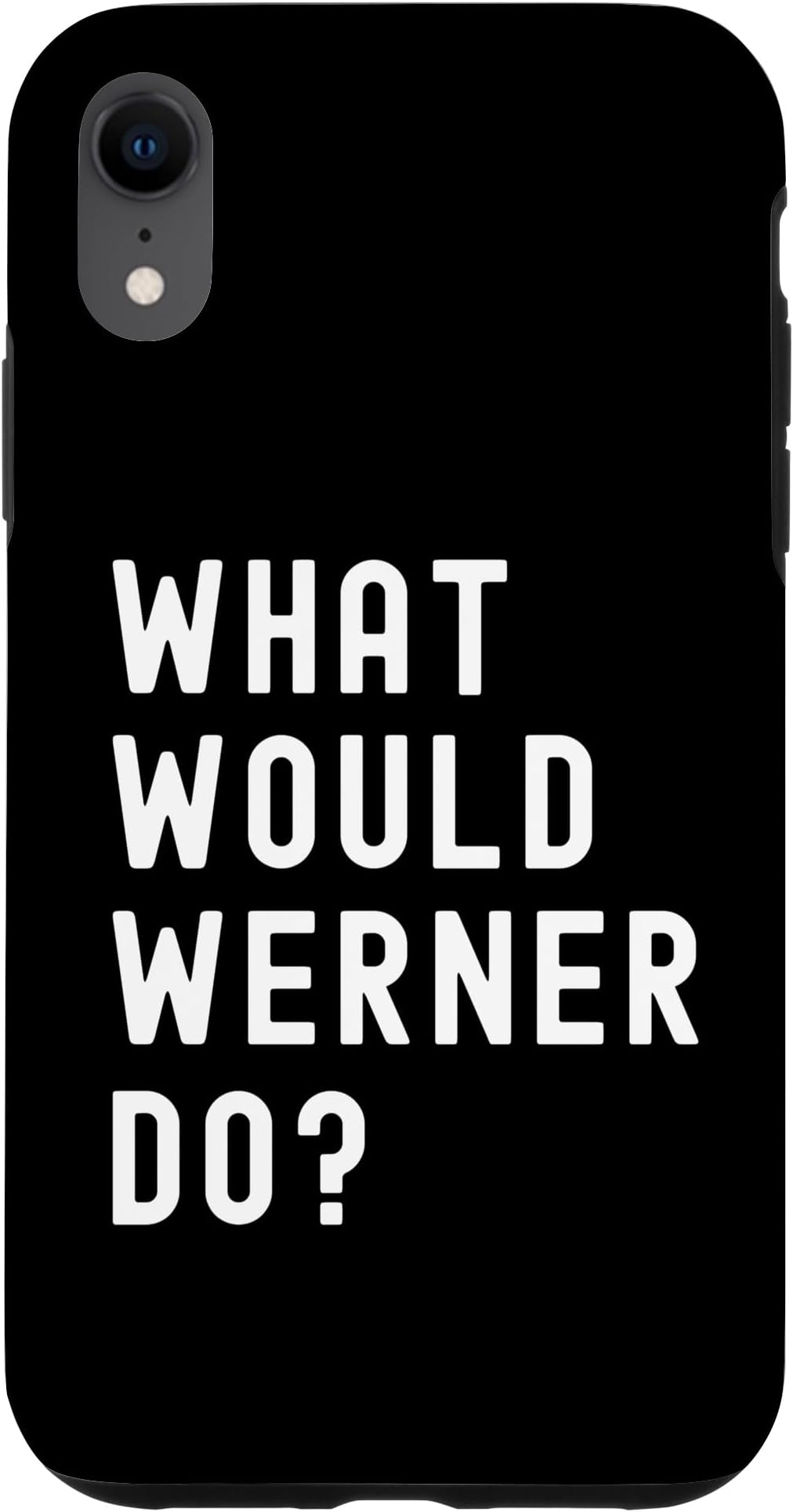 Werner ならどうするだろうか? スマホケース iPhone XR 用