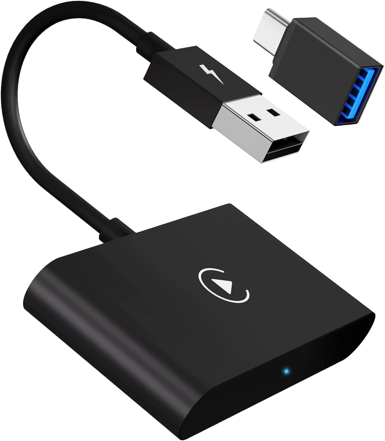 USB Wireless CarPlay Adapter For Apple Wireless Carplay Dongle Plug &Play,Compatible with iPhone 11,12,13,14,15,16 OS 10+ & Android Auto,Mini&Stable Car Play Wireless Adapter - Image 2
