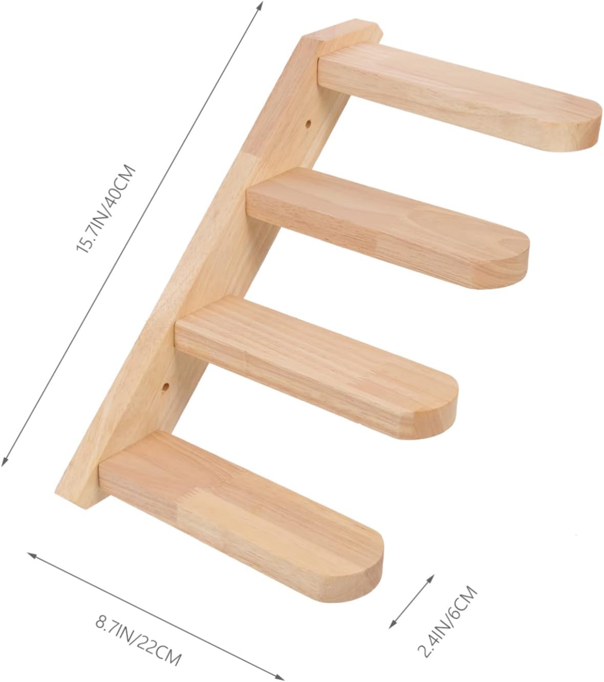 Wall-Mounted Cat Climbing Platform Wooden Cat Wall Steps Sturdy for Climbing and Play Multi-Level Easy Installation