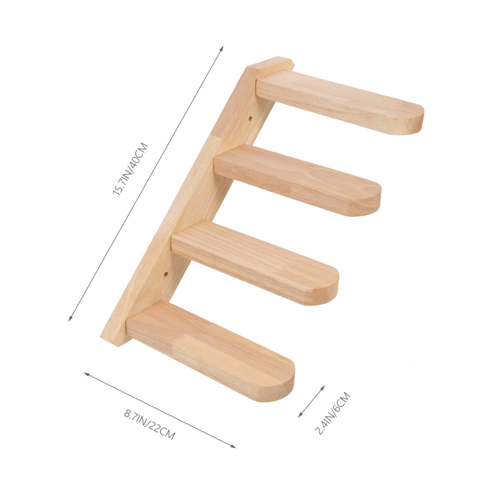 Happyyami Katzenkletterwand Wandregal für Katzen Khakifarben Belastbar bis 15lb für Kätzchen und Ausgewachsene Hauskatzen