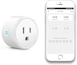 FRANKEVER Mini Smart Plug,WiFi Outlet Works with Alexa Google Assistant, No Hub Required, ETL and FCC Listed Only 2.4GHz WiFi Enabled Remote Control WiFi Smart Socket