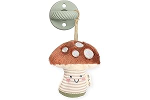 Itzy Ritzy Pacifier and Lovey Set: Mushroom Edition