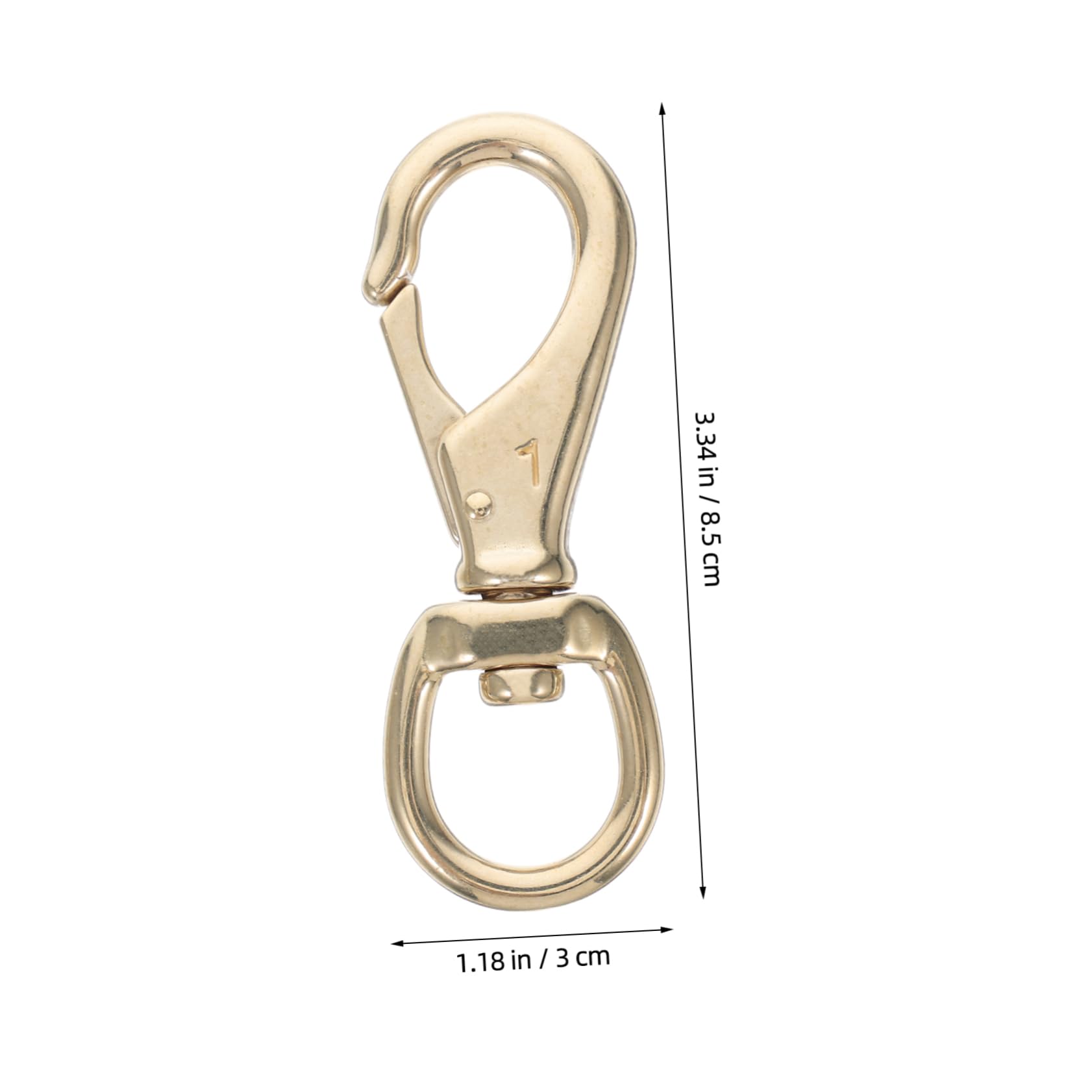 Alipis Lobster Claw Clasps Bulk Keychain Metal Keychain Hooks Swivel Snap Hooks Clips Purse Accessories Trigger Lanyard Clip Lobster Clasp