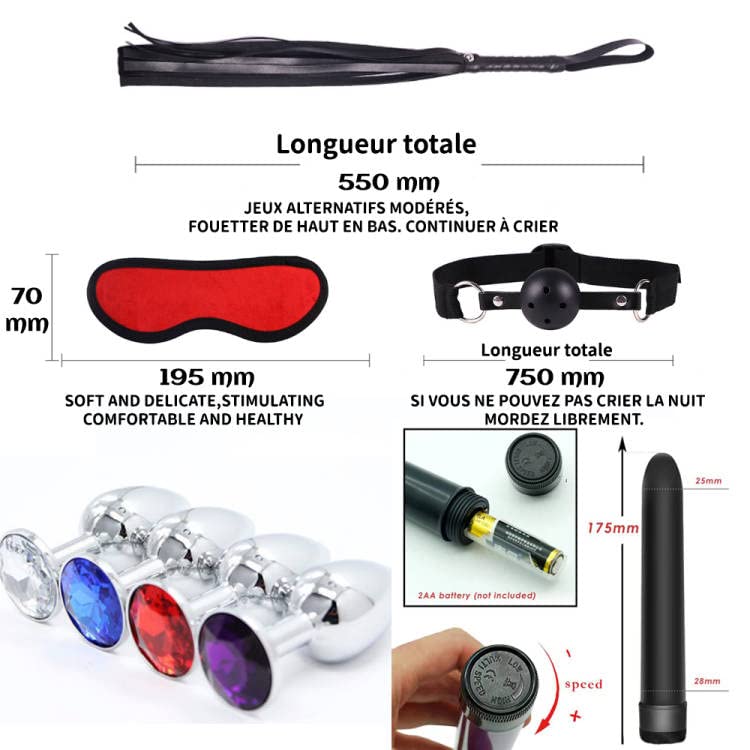 Kit D’accessoires Fitness Pour Couple – Sangles, Chevillères, Tapis, Panier – Cadeau Fun Pour Jeux En Plein Air, Carnaval Ou Lune De Miel