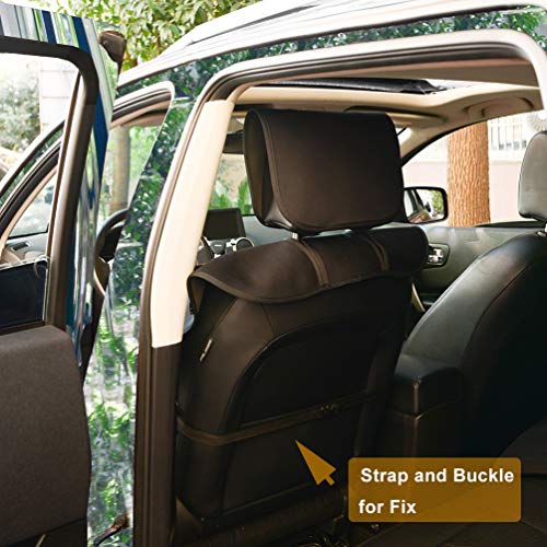 Waterproof Car Seat Covers, Car Front Seat Protector Non-Slip Neoprene, Best Protection from Sweat, Stains and Smell, Universal Fit for Most Cars, Trucks, SUVs, Black【1 Piece】