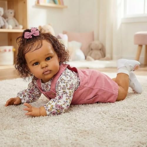 Muñeca Realista Bebé Reborn 24 Pulgadas Cuerpo Suave miniatura 2