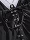YIOTMOP Lackleder Kleid Outfit Rock Minikleid Frauen Lack Leder Straps Bodysuit Minirock in Leder-Optik Gothic Kleider BDSM Dessous Schlafanzug Party Clubwear (XXL)
