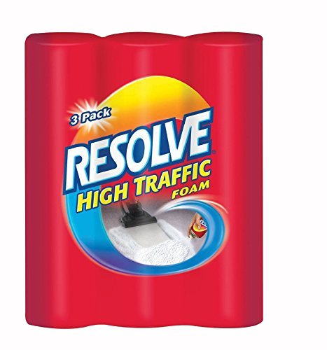 Resolve Carpet Cleaner High Traffic Foam, 22 oz, 3 Can Pack
