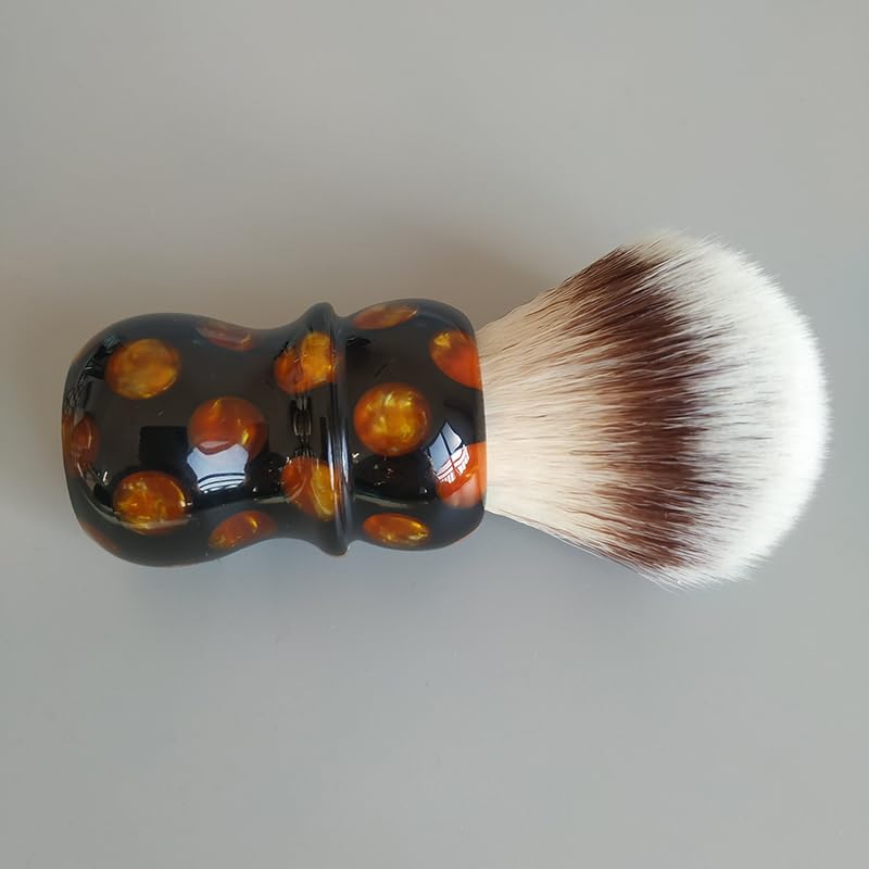 XIAO A2S synthetic hair vegan shaving brush for Shaving soaps and creams,Rich Lather