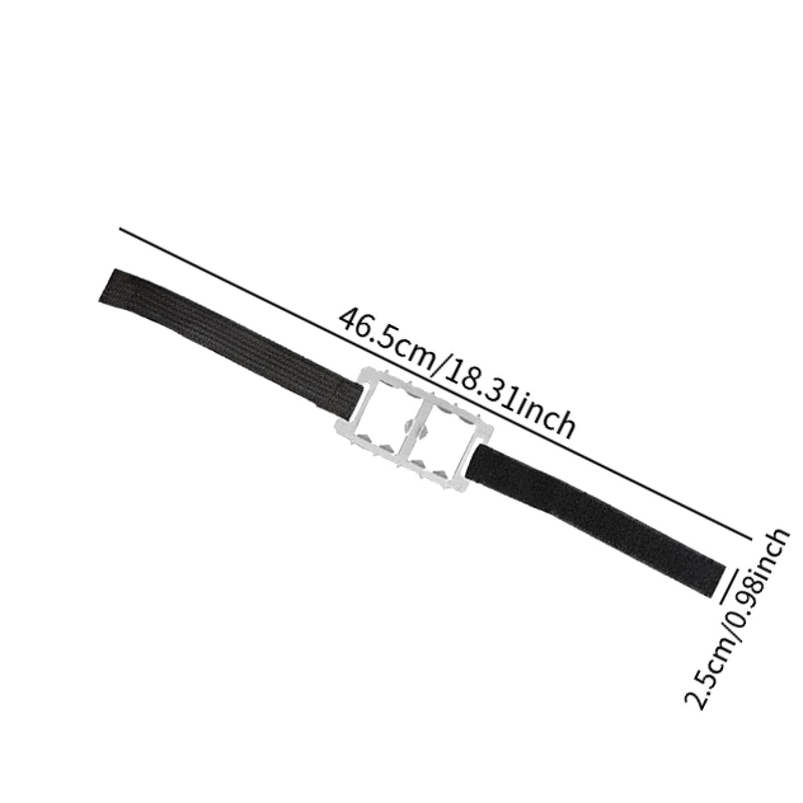 rockible 2X Ice Cleats Snow Grips Anti Slip Footwear Lightweight Crampons, 10 Tooth