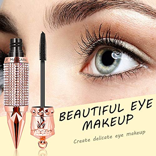 4D Silk Fiber Lash Mascara ,Thicker and Longer, Voluminous Eyelashes,Natural Waterproof Smudge-Proof, No Clumping, No Smudging,Adds Length, Depth and Glamour Effortlessly(Black) - Image 4