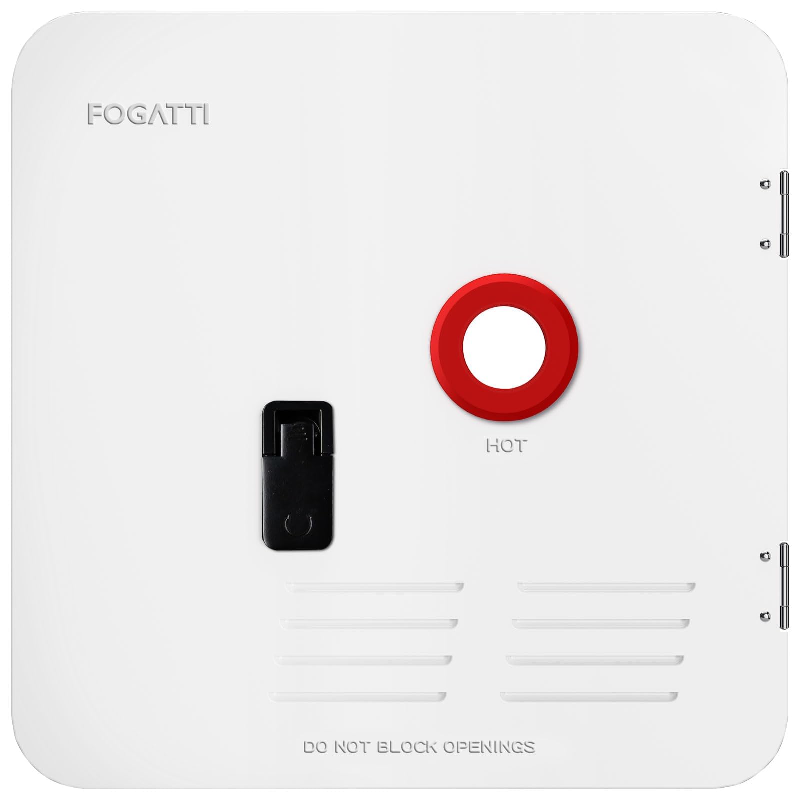 FOGATTI 18" x 18" InstaShower 8 Plus RV Tankless Water Heater Door, White