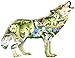 SunsOut Puzzle 750 pièces - PIèces XXL - Greg Giordano - Meadow Wolf