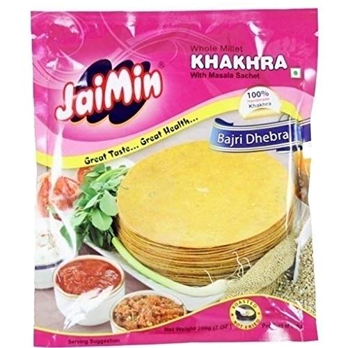 Galletas Jaimin Whole Millet Bjara Dhebra Khakhra 200g