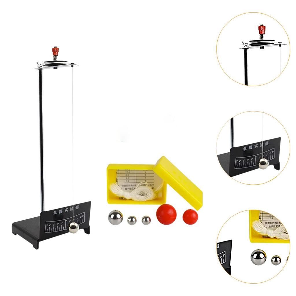 Juego de Kits de Experimento Bola de Oscilación de Laboratorio Equipo Educativo de Física Práctico de Ciencias Estructura en Metal