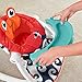 Fisher-Price Portable Baby Chair Sit-Me-Up Floor Seat, Crab-Themed with Snack Tray, Developmental Activity Toys & Washable Seat Pad