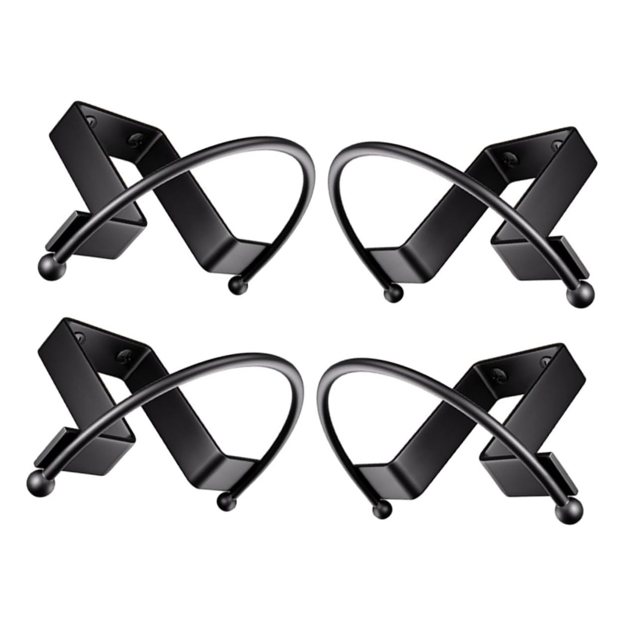 Ipetboom 4pièces Porte-chapeaux Mural Pour Casquettes De Baseball Présentoir à Chapeaux Rangement De Chapeaux Support De Mur Pour Organisateur De