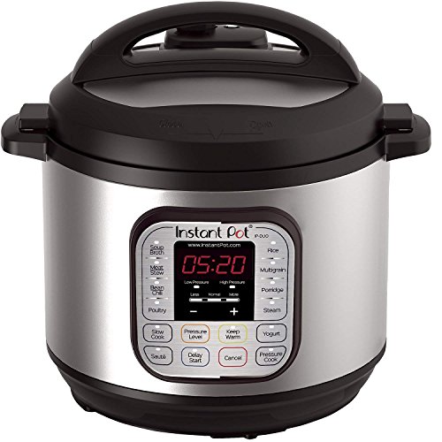 Instant Pot Duo 7-in-1 Electric Pressure Cooker, Slow Cooker, Rice Cooker, Steamer, Sauté, Yogurt Maker, Warmer & Sterilizer, Includes App With Over 800 Recipes, Stainless Steel, 8 Quart