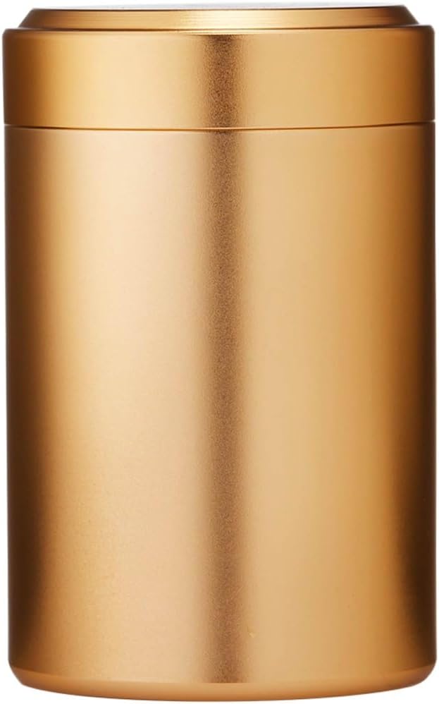 SONGCHAO Sugar Jar Portable Tea Jar, Titanium Box, Mini Travel Storage, Sealed Tea Canister