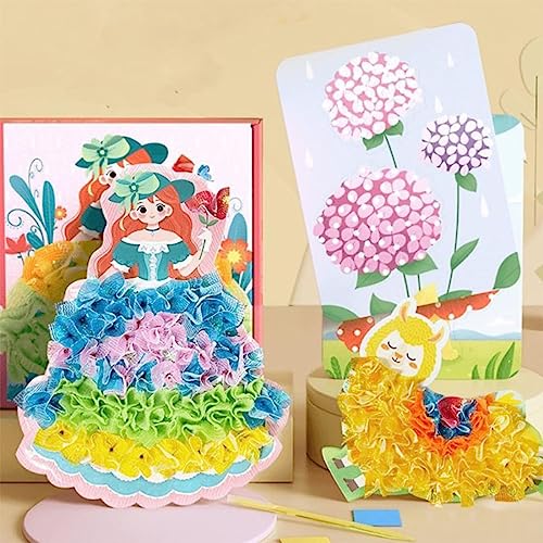 LONVEAR-Fabric-Art-Frenzy-Poke-Art-DIY-Toys-Kids-DIY-Poking-and-Painting-Material-Package-Craft-Kit-Kids-Arts-Crafts-Kit-Paper-Craft-Kit-for-Girls-Age-3-8-No-Sewing-A LONVEAR-Fabric-Art-Frenzy-Poke-Art-DIY-Toys-Kids-DIY-Poking-and-Painting-Material-Package-Craft-Kit-Kids-Arts-Crafts-Kit-Paper-Craft-Kit-for-Girls-Age-3-8-No-Sewing-A