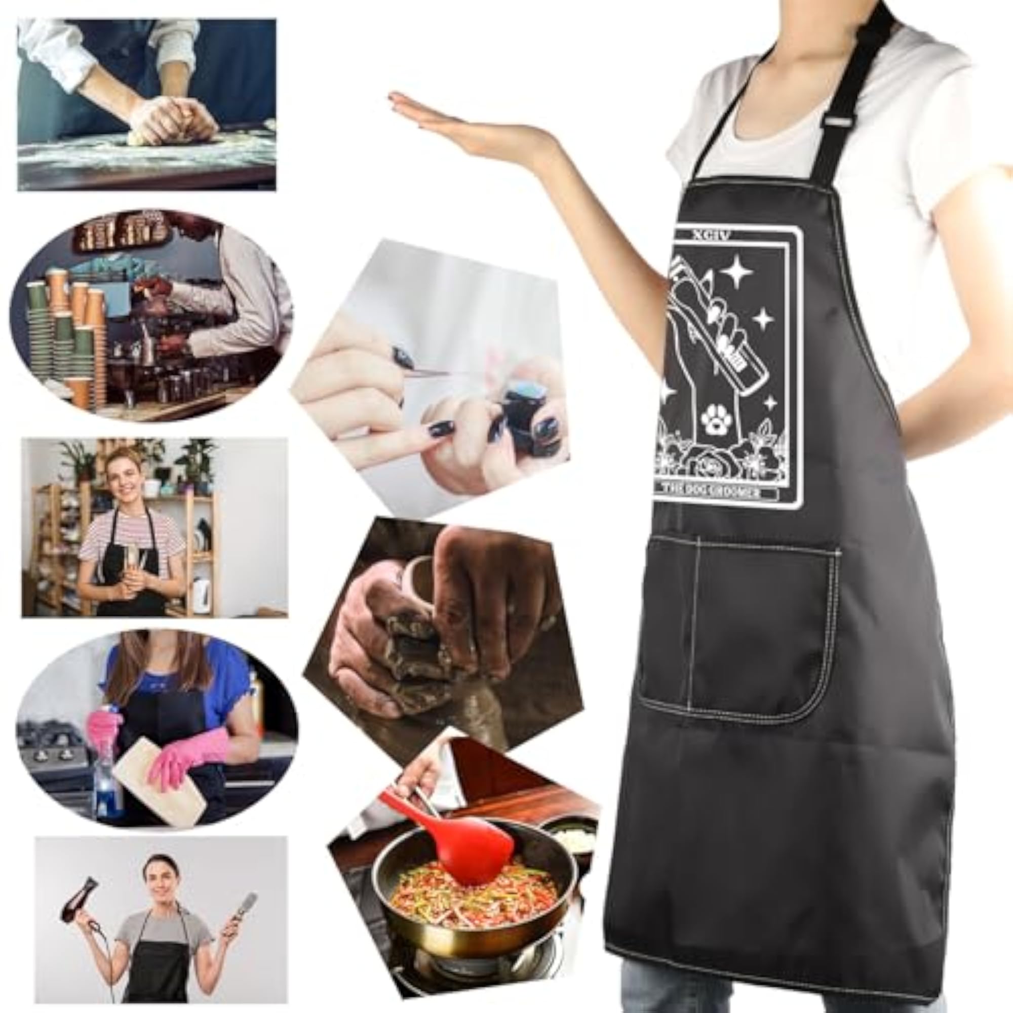 Pet Grooming Apron for Dog Lovers, Gift for Groomers