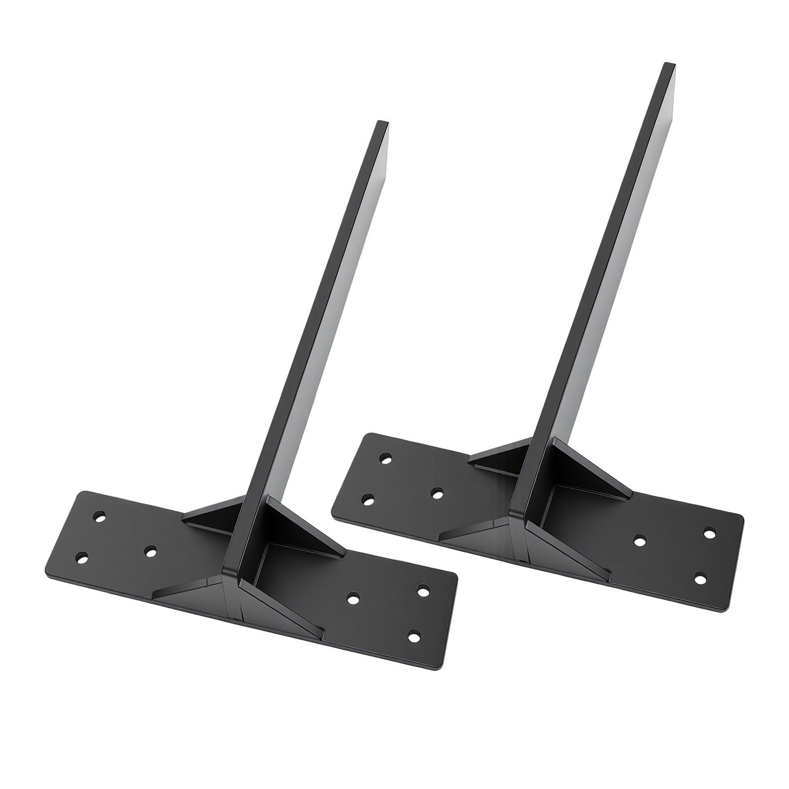 FTVOGUE Soporte de Estante en Forma de T, 2 Piezas 10 Pulgadas Acero Al
