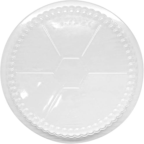 Karat AF-KDL07 7" OPS Tapas domo para contenedores de aluminio (caja de 500)