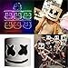 Produktbild Ritapreaty LED Masken DJ Maske Party Bar Musik Prop Atmungsaktive Maske Kopfbedeckung Nachtclub Bar Performance Requisiten Neuheit Kostüm Party