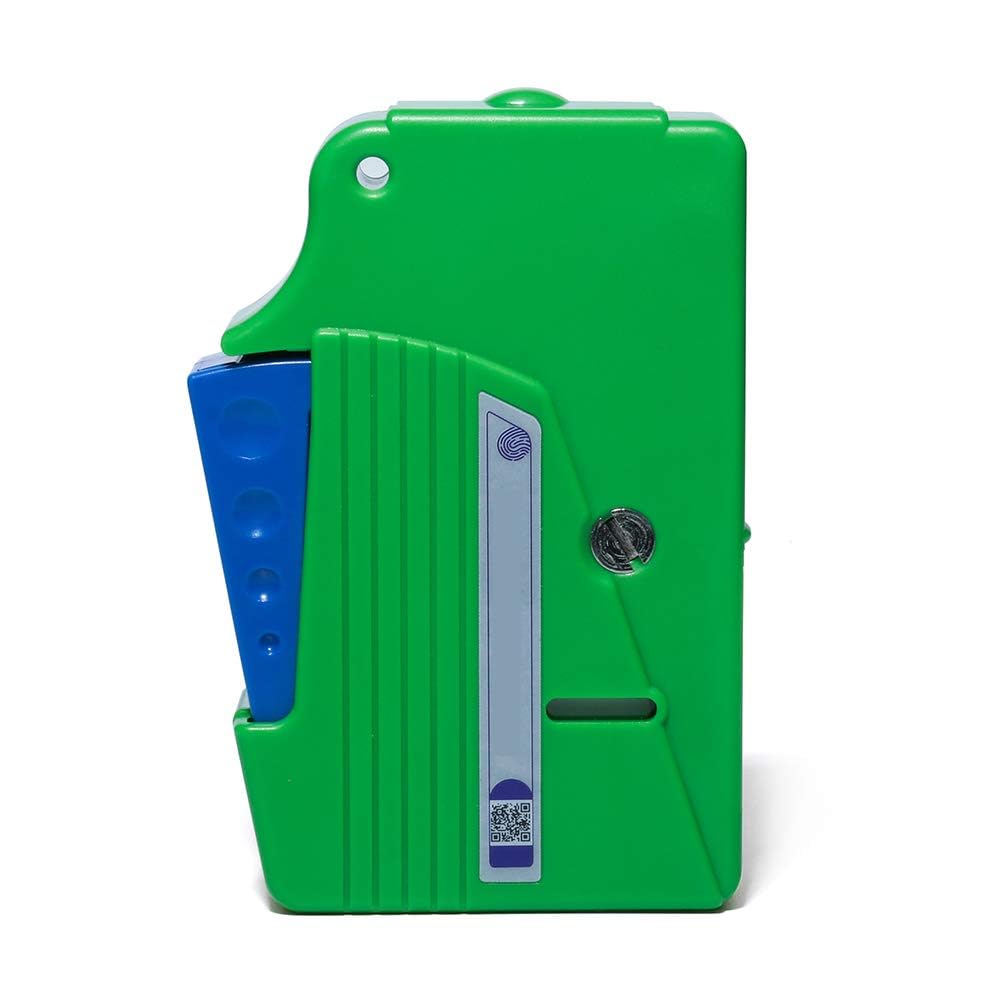 Elfcam – Glasfaser-Reinigungsbox, Reiniger für Glasfaserkabel, SC FC St LC E2000 MPO MTP MTRJ MU, mehr als 550 Reinigungen, Cleaner-Box_500