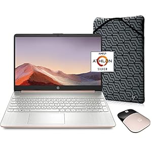 HP-Pavilion-Laptop-2021-Latest-Model-AMD-Athlon-3050U-Processor-16GB-RAM-256GB-SSD-Long-Battery-Life-Webcam-HDMI-Bluetooth-WiFi-Rose-Gold-Win-10-Oydisen-Cloth HP Pavilion Laptop (2021 Latest Model), AMD Athlon 3050U Processor, 16GB RAM, 256GB SSD, Long Battery Life, Webcam, HDMI, Bluetooth, WiFi, Rose Gold, Win 10 + Oydisen Cloth