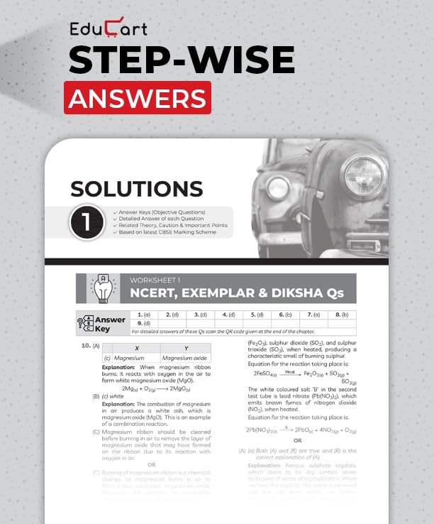 Image of Educart CBSE Class 10 Science One Shot Question Bank 2026-27 | Chapter-wise NCERT Practice, PYQs & Competency-Based Qs | CBSE Syllabus & Pattern | Theory Maps For 2027