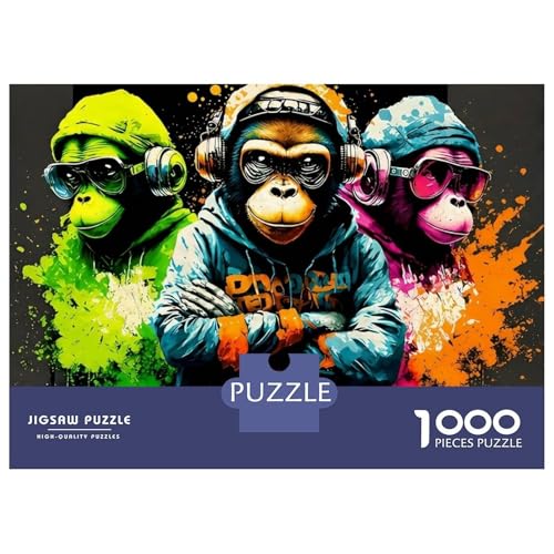 Rompecabezas para adultos de 1000 piezas Hip Hop Art, el regalo ideal de 70x50cm 2