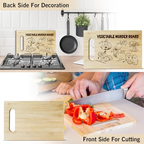 Tabla de cortar de bambú para cocina y restaurante miniatura 3