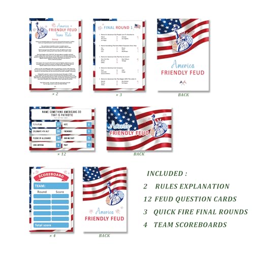 4th of July Trivia Game juego de mesa miniatura 3