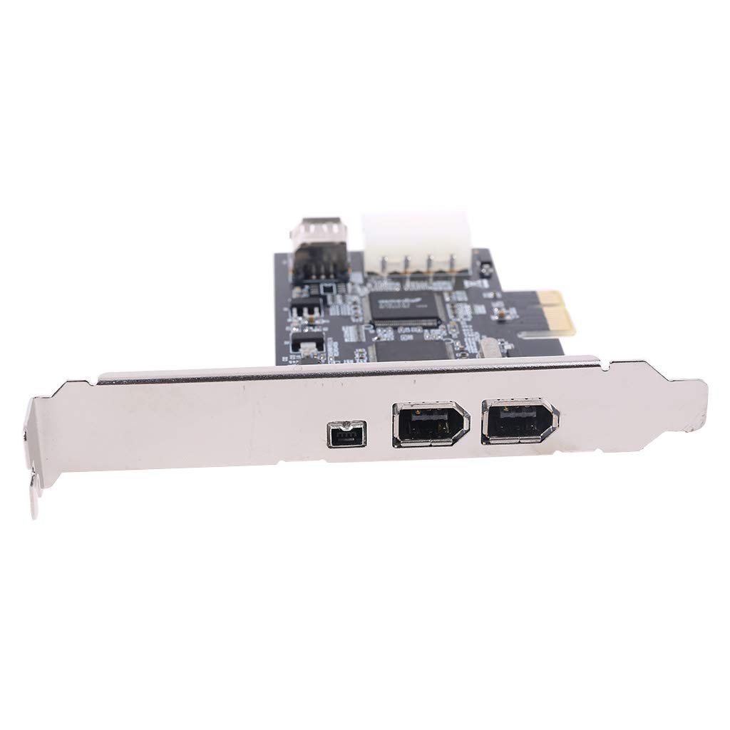 Tarjeta de expansión de Cable Firewire PCIe de 3 Puertos Adaptador de chipset PCI Express 1394B y 1394A TI XIO2213B para PC de Escritorio