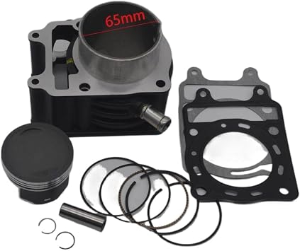 65mm 200cc Cylinder Block Piston Gasket Compatible With LF200-10R KPS200 KPT200 KPR200 KPS KPT KPR 200 V16 V19 And Similar 200cc Models