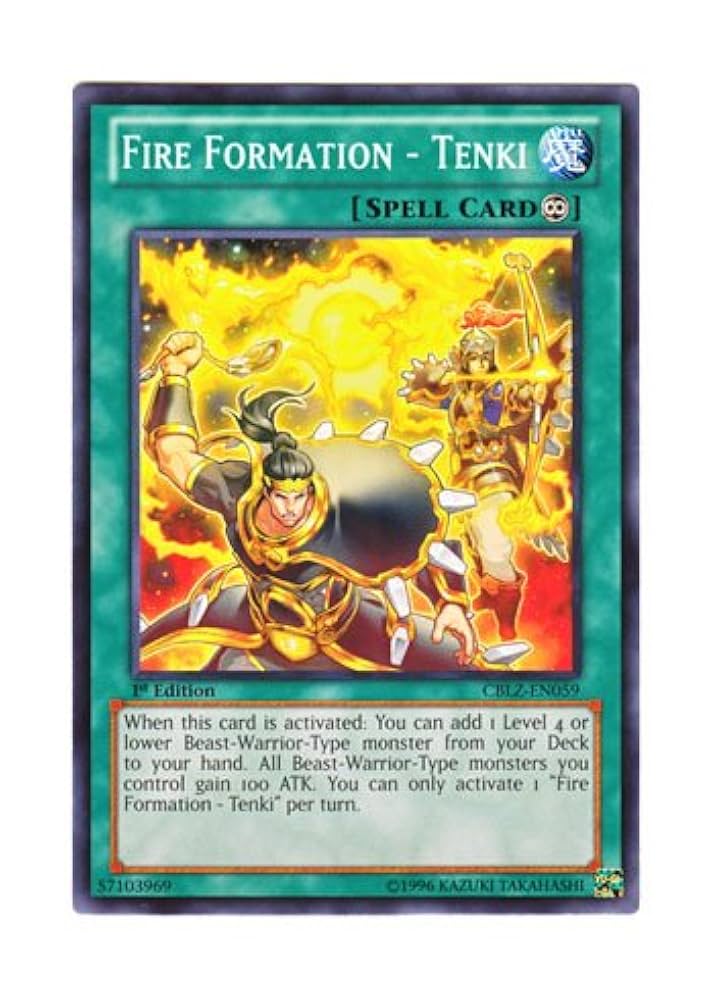 Amazon.co.jp: 遊戯王 英語版 CBLZ-EN059 Fire Formation