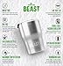 Beast 10 oz Tumbler Stainless Steel Vacuum Insulated Coffee Ice Cup Double Wall Travel Flask (Stormy Sky)