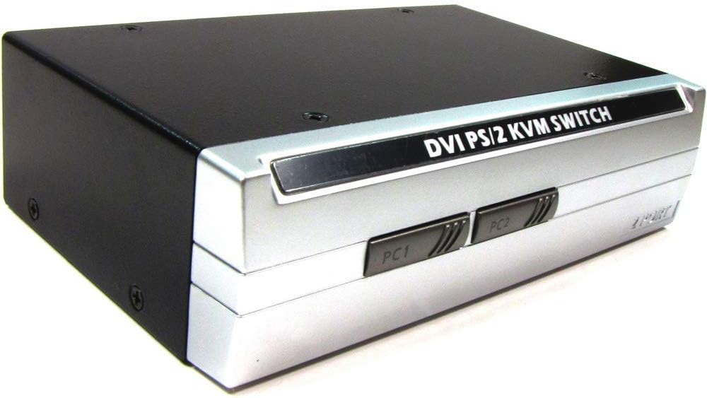 Cablematic - Uniclass KVM Switch PS2 DVI 1920x1200 1KVM to 2CPU