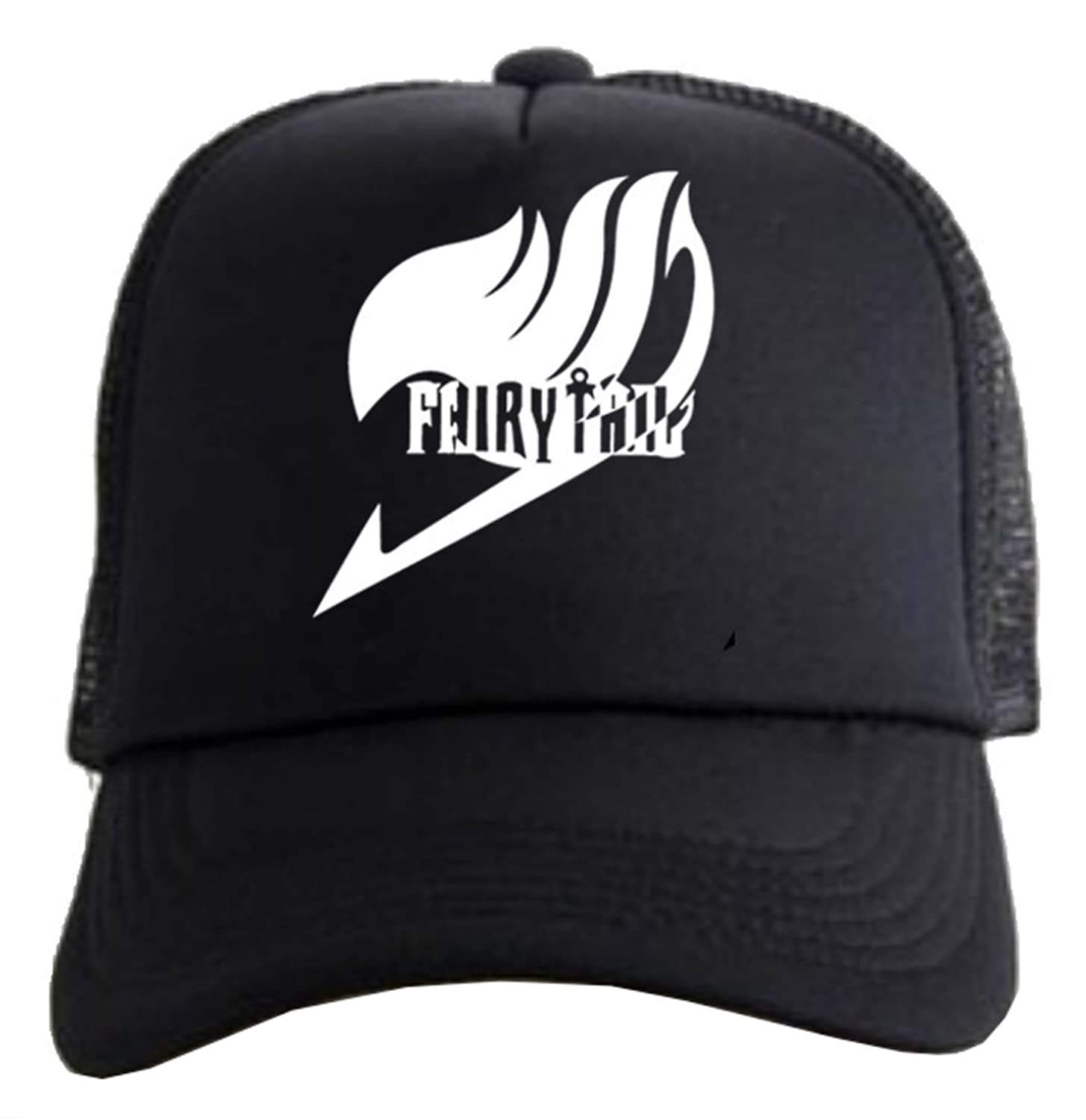 Fairy Tail Anime Baseball Cap for Men Women Adjustable Mesh Trucker Cap Snapback Plain Sun Hat