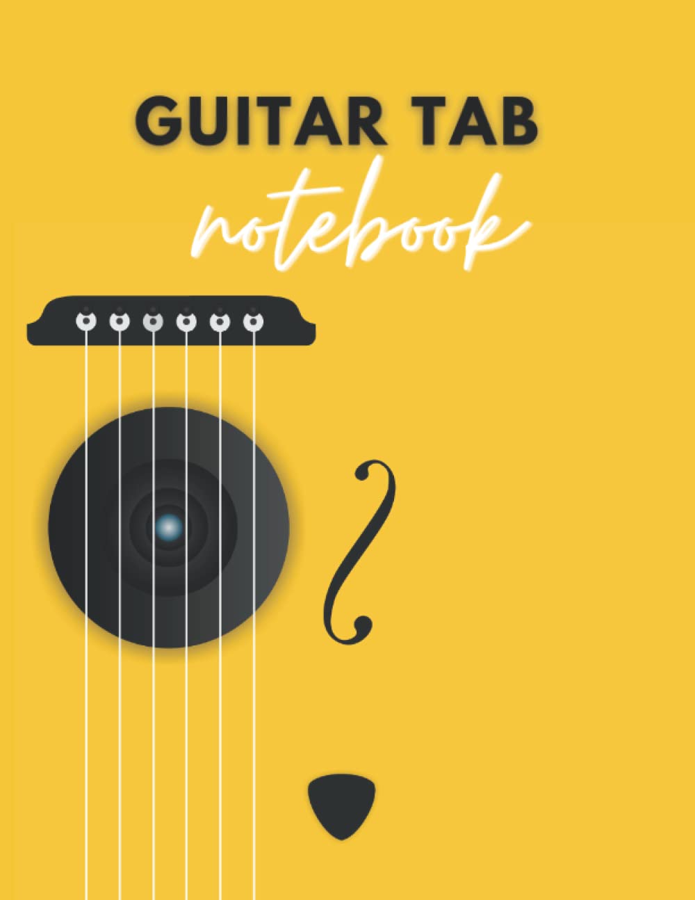 Carnet de tablature guitare pour noter vos morceaux au studio
