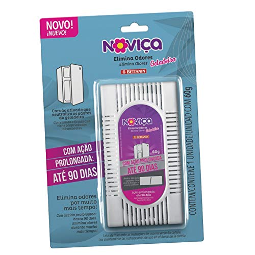 Neutralizador de Odores da Geladeira e Freezer em Plástico Noviça Branco 1 X 12 60G