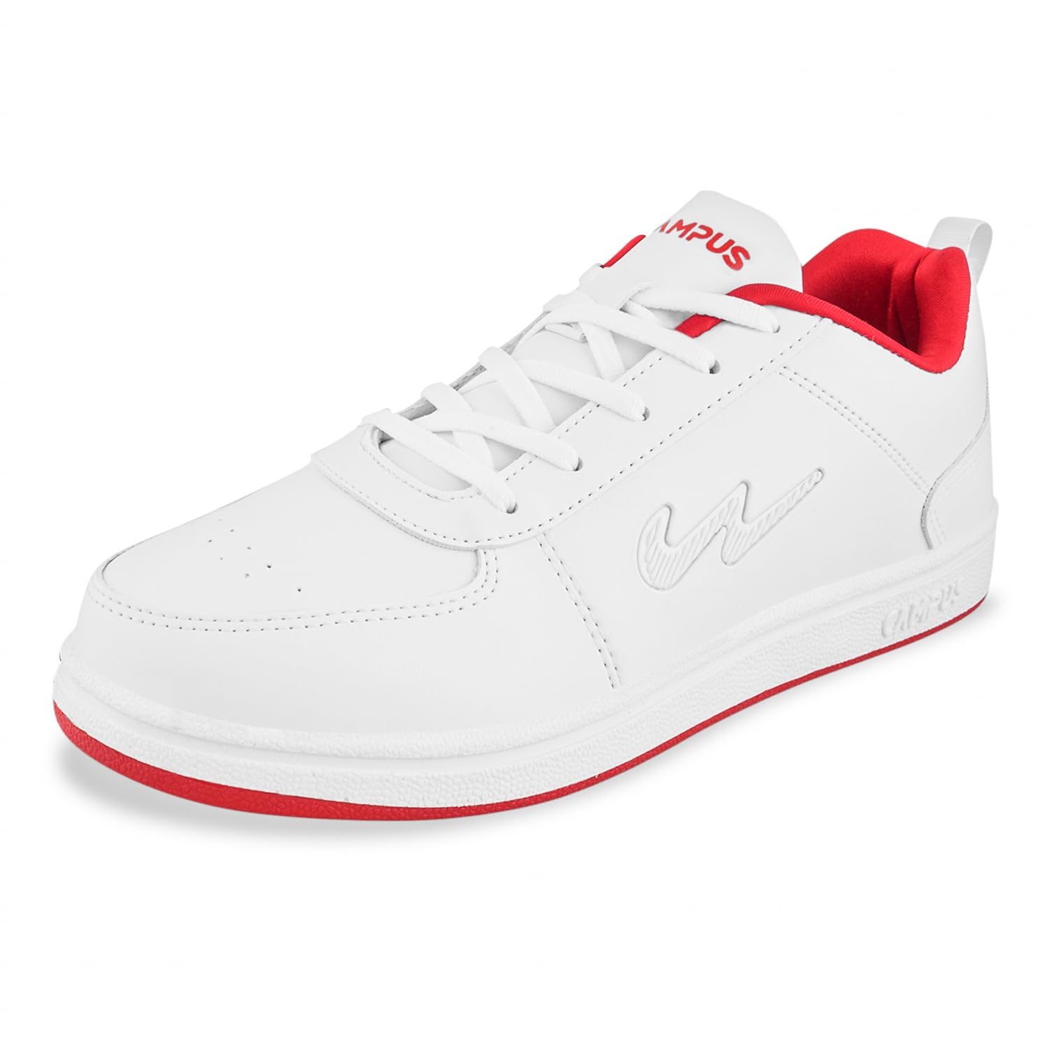 Campus OG-D4 White Sneakers for Men | Trendy Casual Sneaker Shoes from Water-Resistant Upper | Super-Soft Insole | Secure and Supportive Lace-Up Closure (B0CGM68VFK) Amazon Price History, Amazon Price Tracker
