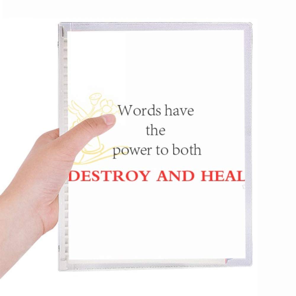 Carnet de notes bouddha à spirale rechargeable cadeau bien-être et relaxation - 5