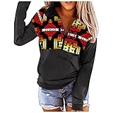 PTLLEND Weste Damen Damen-Sweatshirt mit Taschen, langärmliger Reißverschluss am Hals, Pullover-Sweatshirt, Damen-Herbst-/Wintermode, lässige Oberteile Flauschige