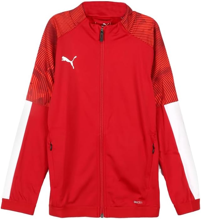PUMA Kids Boys Cup Jacket Training Athletic Outerwear Casual - Red - Size L