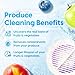 AquaPure Fruit and Vegetable Cleaner Machine with Storage Keeper, Waterproof Produce Washer Device for Fresh Fruits and Vegetables, Veggie Washer for Deep Cleaning in Water